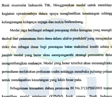 Tabel 4.2 PT. Bank Muamalat Indonesia, Tbk. 