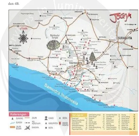 Gambar 1.1 Peta Daerah Istimewa Yogyakarta 