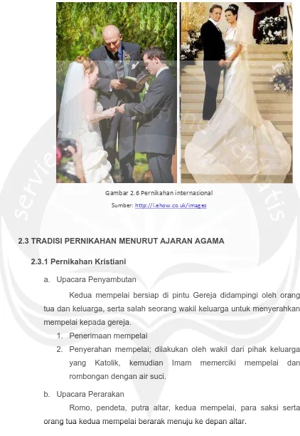 Gambar 2.6 Pernikahan internasional 