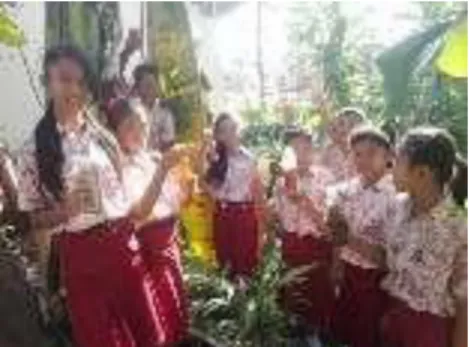 Gambar 4. Hasil menyadap getah pohon pisang