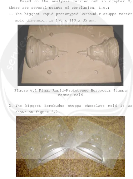 Figure 6.1 Final Rapid-Prototyped Borobudur Stuppa 