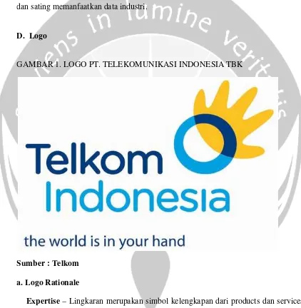 GAMBAR 1. LOGO PT. TELEKOMUNIKASI INDONESIA TBK