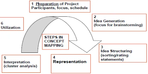 Figure 2.4. Six Steps in Concept Mapping  