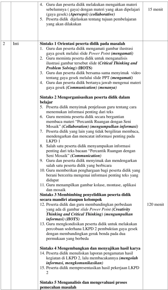 ilustrasi gambar tersebut slide (Critical Thinking and  Problem Solving) (HOTS) 