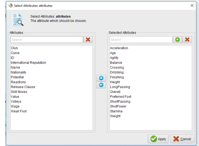 Gambar 4. 7 Operator select attributes