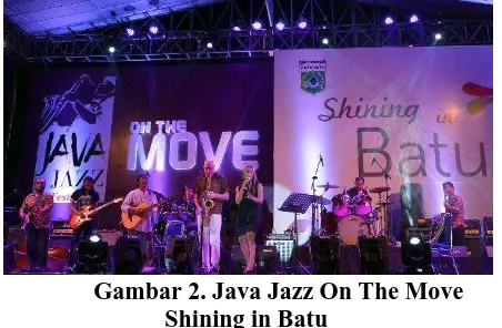 Gambar 2. Java Jazz On The Move Shining in Batu 