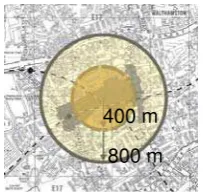 Figure 1.  The Movement Framework Illustrating the Route Network 