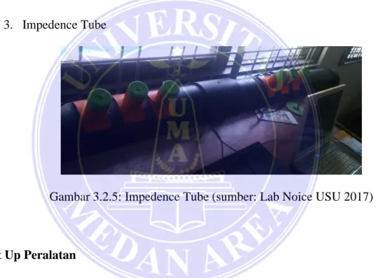 Gambar 3.2.5: Impedence Tube (sumber: Lab Noice USU 2017) 