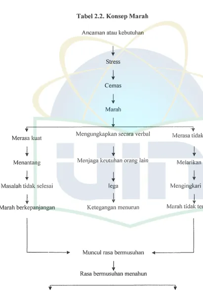 Tabel 2.2. Konsep Marah 