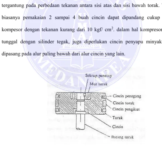Gambar 2.9. Torak dari Kompresor Bebas Minyak 