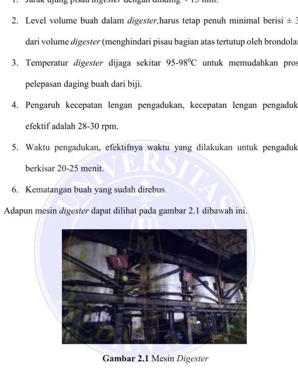 Gambar 2.1 Mesin Digester 