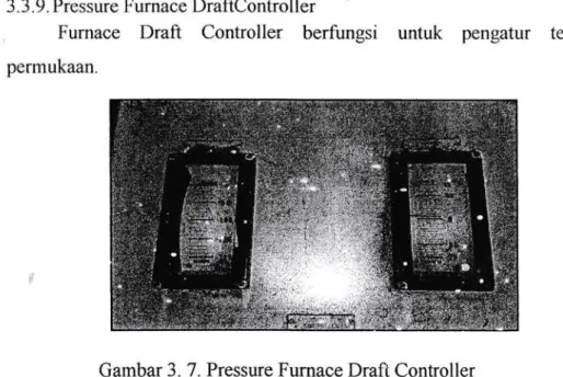 Gambar 3. 7. Pressure Furnace  Draft  Controller 3.3.10.  Induced  DraftFan