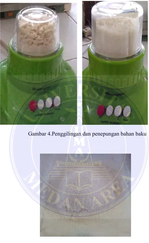 Gambar 5.Tepung ampas tebu 