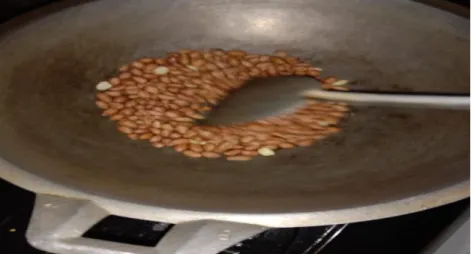 Gambar 3.18  Pengorengan Kacang 