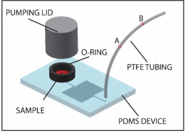 Figure S2.3 Schematic of the experimental setup used for flow rate measurement. 