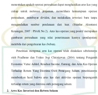 gambaran perusahaan yang nilai penerimaaan kasnya (pendapatan) 