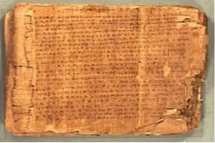 Gambar 2. Kertas dari Serat Papyrus  (sumber: http://seputarit.com) 
