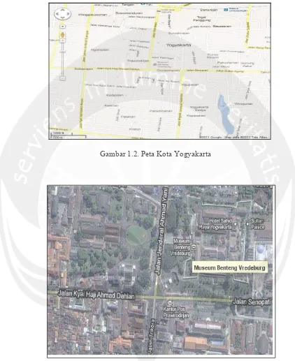Gambar 1.2. Peta Kota Yogyakarta 