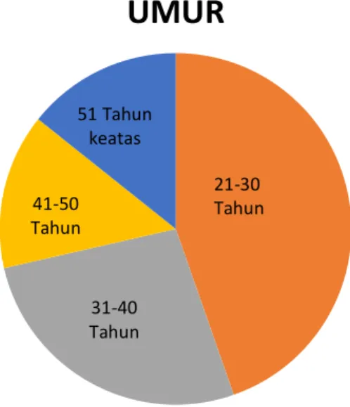 Gambar 4.2 Grafik Usia Responden 
