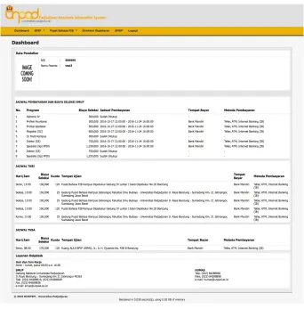 Gambar Dashboard Portal Peserta 