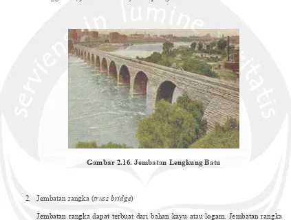 Gambar 2.16. Jembatan Lengkung Batu 