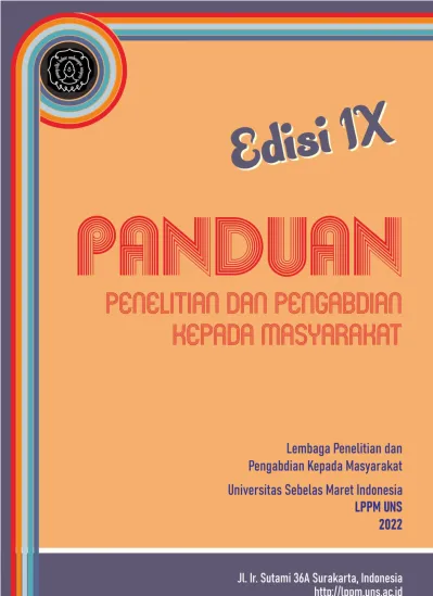 Panduan P2M LPPM UNS Edisi IX Tahun 2022