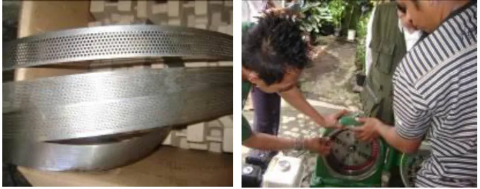 Gambar 5. Berbagai Ukuran Mesh 