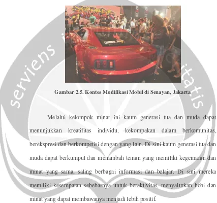 Gambar 2.5. Kontes Modifikasi Mobil di Senayan, Jakarta