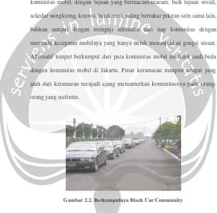 Gambar 2.2. Berkumpulnya Black Car Community