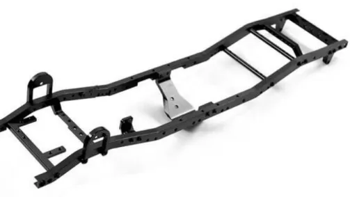 Gambar 3.2 Rangka Ladder Frame  (Mark Wan, 2015) 