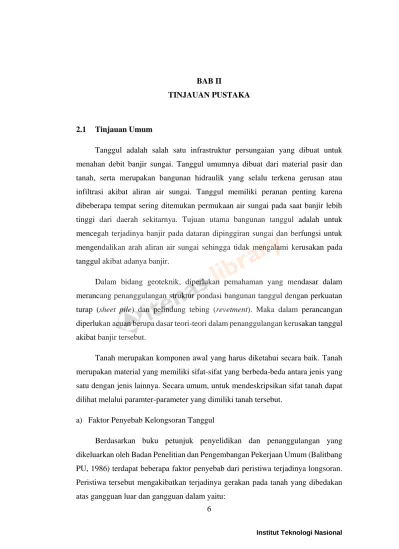 PDF BAB II TINJAUAN PUSTAKA 2.1 Tinjauan Umum - Itenas