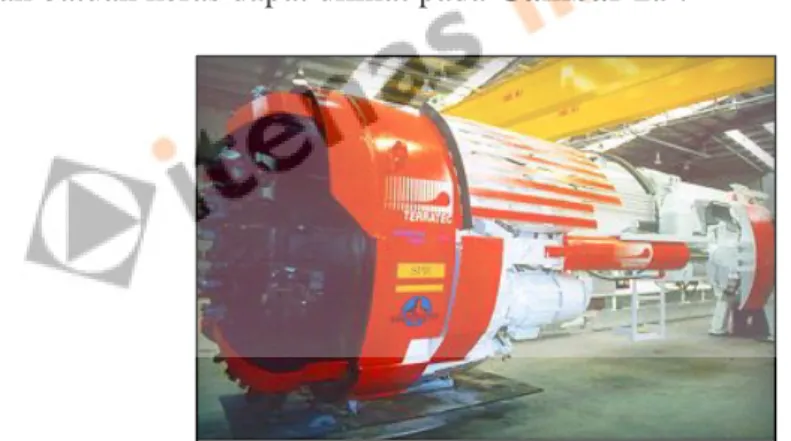 Gambar 2. 9 Hard rock tunnel bore machine  (Sumber : Terratec, 2014) 