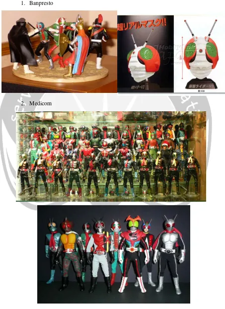 Gambar Produk Mainan Kamen Rider Buatan Berbagai Produsen Selain Bandai