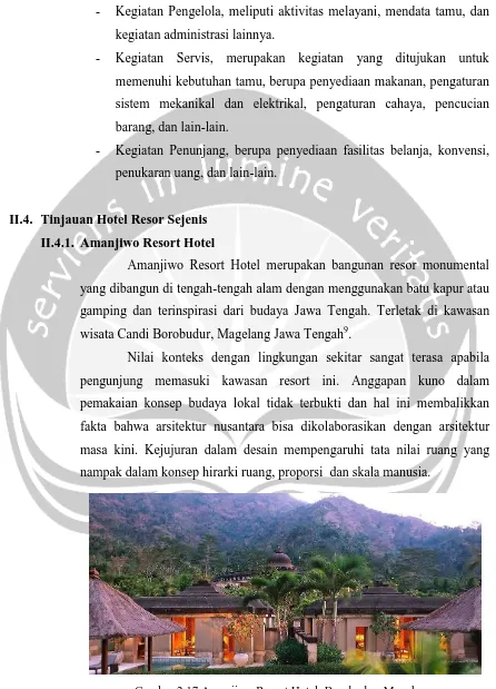 Gambar 2.17.Amanjiwo Resort Hotel, Borobudur, Magelang 
