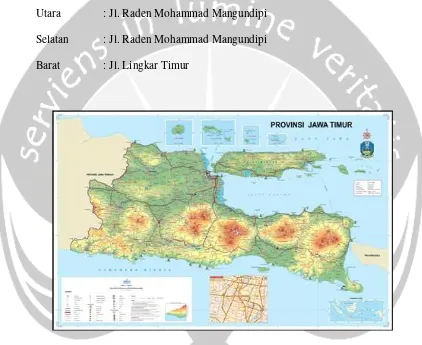 Gambar 1.3. Peta Jawa Timur 