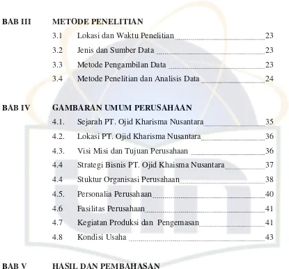 GAMBARAN UMUM PERUSAHAAN 