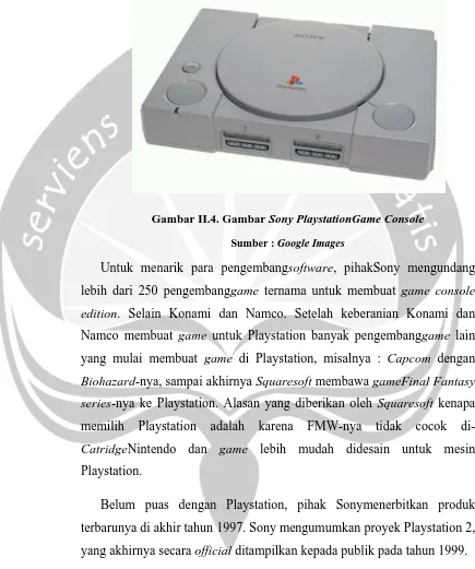 Gambar II.4. Gambar Sony PlaystationGame Console 