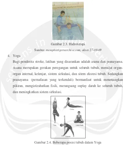 Gambar 2.4. Beberapa posisi tubuh dalam Yoga 