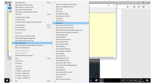 Gambar 3. 8 Open in Global Mapper 