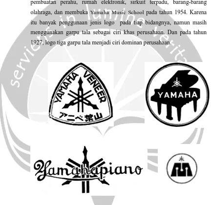 Gambar 2.5 Tipe logo yang dipakai Yamaha Corp. 