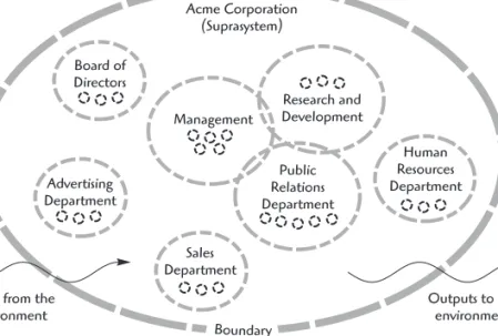 Figure 3.1 Suprasystems, Systems, and Subsystems in the Acme Corporation