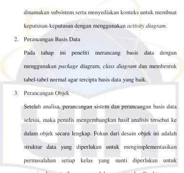 tabel-tabel normal agar tercipta basis data yang baik. 