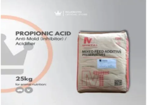 Gambar 5. Propionic Acid 