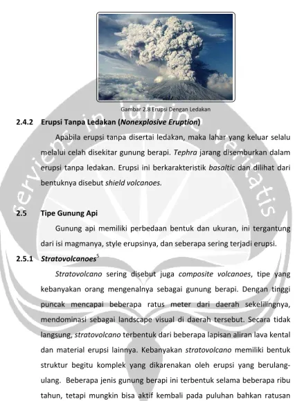 Gambar 2.8 Erupsi Dengan Ledakan 