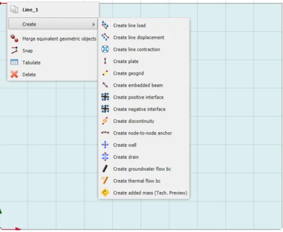 Figure 22: Create Plate option A plate is created, which simulates the flexible footing.
