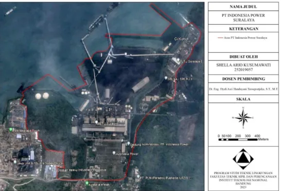 Gambar 3. 1 Peta Lokasi PT Indonesia Power Suralaya PGU 