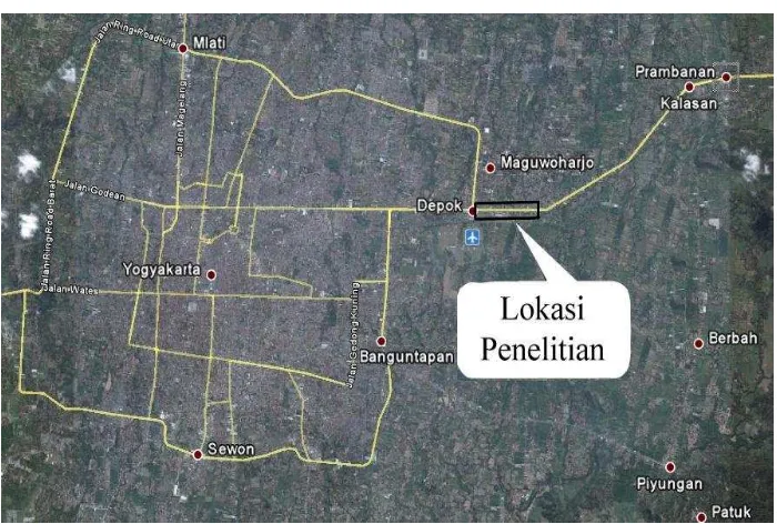 Gambar 1.1 Peta Yogyakarta 