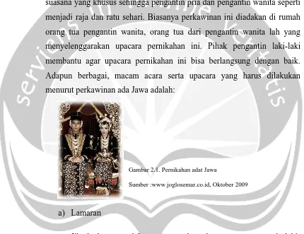 Gambar 2.1. Pernikahan adat Jawa 