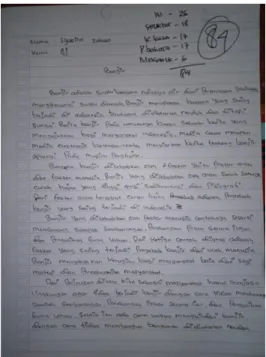 Gambar   4.3 Teks eksplanasi  utuh 