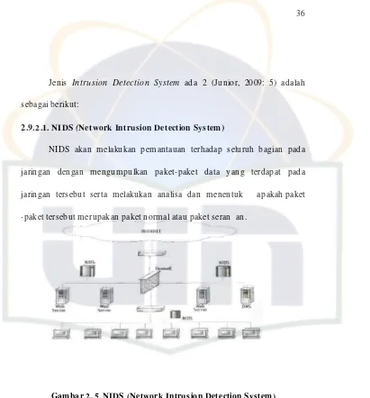 Gambar 2. 5 NIDS (Network Intrusion Detection System)